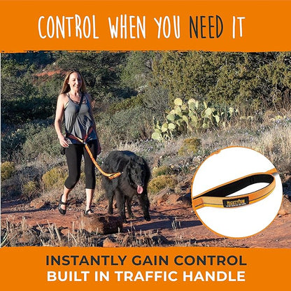 Mighty Paw Hands Free Dog Leash | Bungee Waist Leash for Dog Walking. Dog Running Leash Hands Free. Hands Free Leash for Large Dogs, Medium & Small Dogs. Dog Leash Waist Belt (36" - 48") Up To 150 lbs