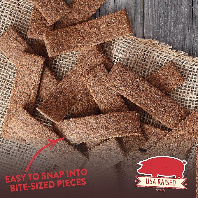 Wholesomes Bruno's Jerky Strips Grain Free Dog Treats, 25 oz, red