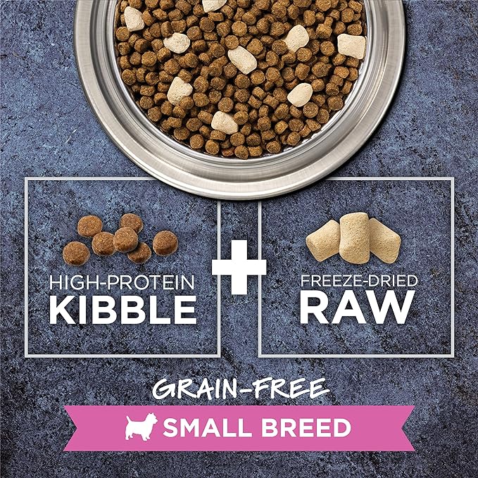 Instinct Raw Boost Small Breed Grain Free Recipe with Real Beef Natural Dry Dog Food, 10 lb. Bag
