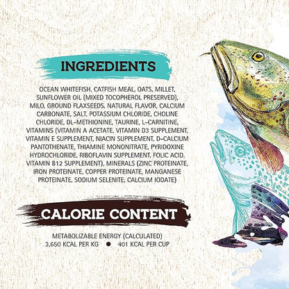 Inception® Dry Dog Food Fish Recipe – Complete and Balanced Dog Food – Legume Free Meat First Dry Dog Food – 13.5 lb. Bag