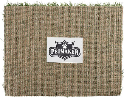 Pee Pads for Dogs - Set of Three 18.5x14-Inch Replacement Turf Grass Mats for Potty Training - Dog Housebreaking Supplies for Small Pets by PETMAKER