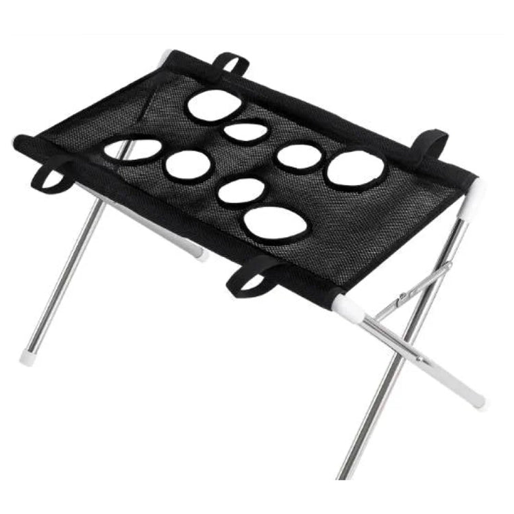 Foldable Pet Bathing Drying Hammock Stand for Dog Cat Nail Clipping, Portable Breathable Mesh Grooming Care Tool
