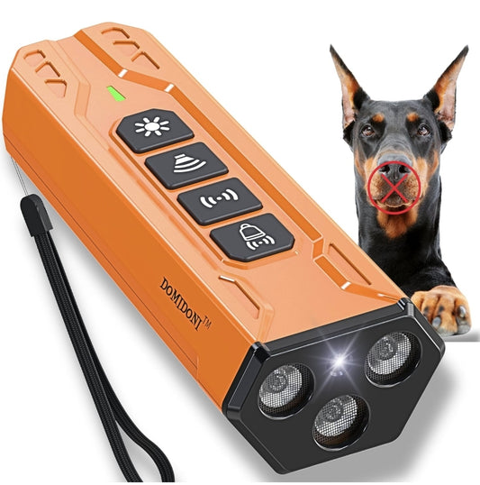 2025 Upgraded Dog Bark Deterrent Device - Anti Barking Devices for Dogs, Indoor Outdoor Use Rechargeable, Safe for Dogs & Humans, Portable No More Barks Ultrasonic Dog Training Device (Alpha Pro)